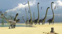 Jejak Kaki Dinosaurus Ditemukan di Gurun Gobi