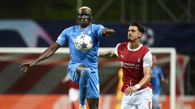 Hasil Liga Champions Braga Vs Napoli