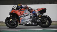 Pembalap Ducati, Andrea Dovizioso masih dijadikan Marc Marquez, pembalap Repsol Honda, sebagai rival terkuat di MotoGP 2018. (Twitter/Ducati MotoGP)