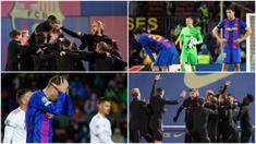 Saat sesi latihan jelang melawan Benfica para pemain Barcelona nampak ceria dan bersemangat menatap laga. Namun keadaan sebaliknya terjadi usai Gerard Pique dan kawan-kawan hanya mampu bermain imbang. Mereka terlihat lesu dan kecewa dengan hasil tersebut.