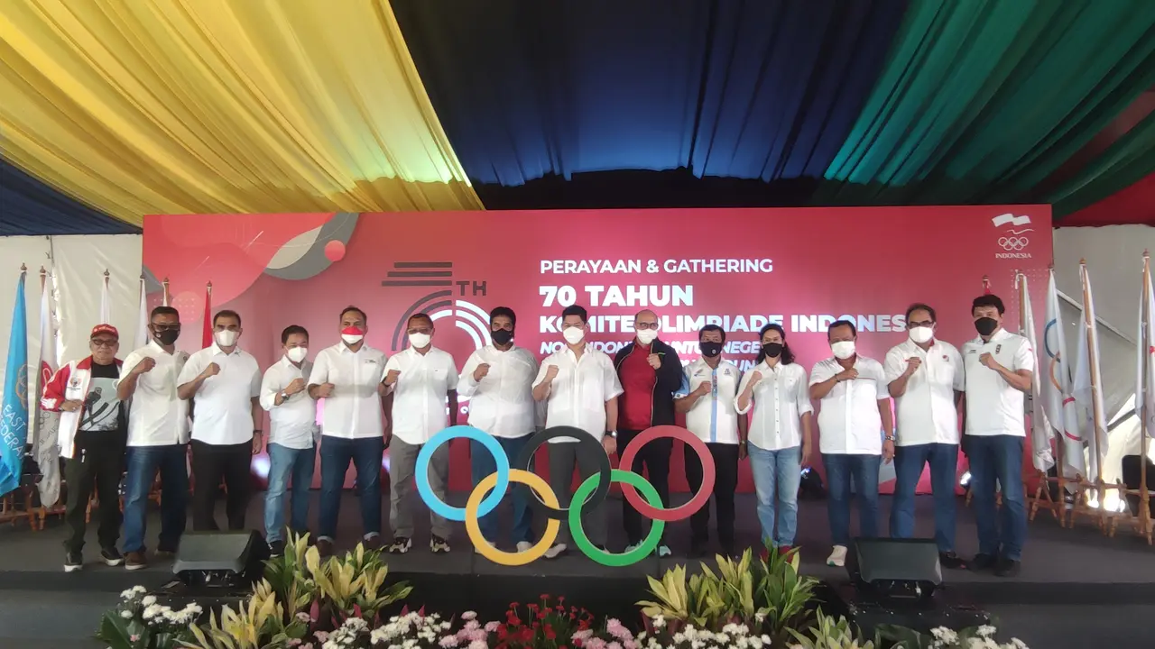 Perayaan HUT 70 KOI ataupun NOC Indonesia