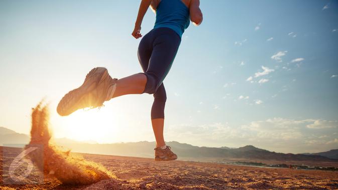 Ilustrasi lari (iStockphoto)