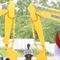 Presiden RI Joko Widodo saat memberikan sambutan pada acara Groundbreaking Astra Biz Center-IKN oleh Astra di Ibu Kota Nusantara pada Selasa, 4 Juni 2024. (Foto: Astra)
