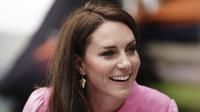 Pada tahun 2019, Kate meluncurkan ruang terbuka bertema "Kembali ke Alam" di Chelsea Flower Show. (Jordan Pettitt/Pool via AP)