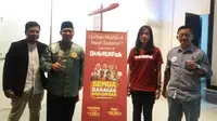 Usai konferensi pers Penyaluran Kurban oleh Bukalapak dan ACT di Kantor Bukalapak Jakarta. (Liputan6.com/ Agustin Setyo Wardani)