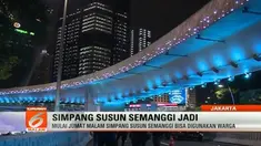 Masa uji coba Simpang Susun Semanggi akan berlaku hingga 5 Agustus 2017.