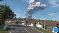 Gunung Dukono Meletus Dahsyat Rabu Pagi 11 Desember 2024, Kolom Abu Capai 3.000 Meter