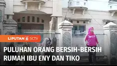 Sejumlah orang tergerak untuk gotong royong membersihkan rumah mewah tapi terbengkalai yang belasan tahun dihuni Tiko dan ibunya, Ibu Eny. Sejak Minggu (08/01) pagi, puluhan orang kerja bakti membersihkan rumah dua tingkat itu.