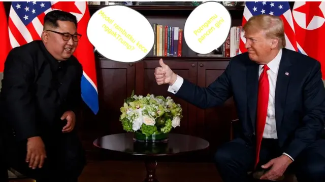 Lelucon lewat meme ini bisa membuat suasana gembira makin terasa.