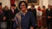  Sri Mulyani menjadi Menteri Keuangan menggantikan Bambang Brodjonegoro (Liputan6.com/Faizal Fanani)
