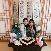 Potret Gemas Influencer Sunny Dahye Kenakan Hanbok saat Gender Reveal Anak Pertama. [@sunnydahye]