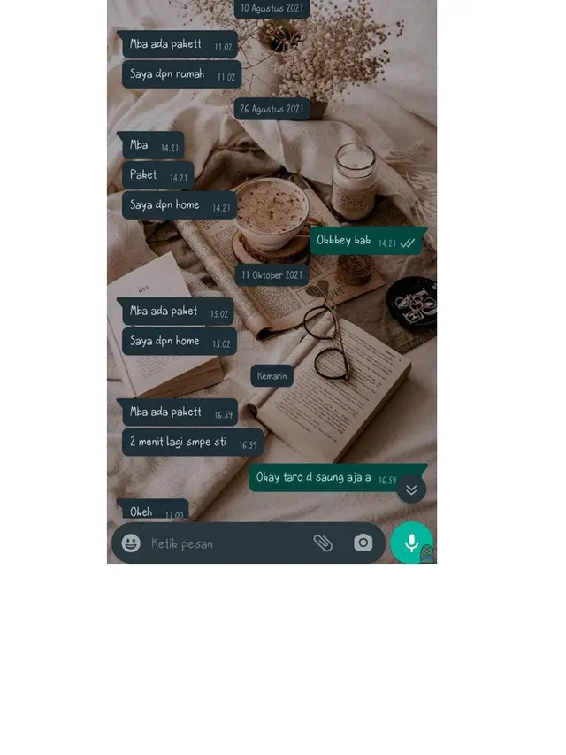 Simpan Nomor, 7 Chat Netizen dengan Kurir Paket Ini Bak Teman Sendiri