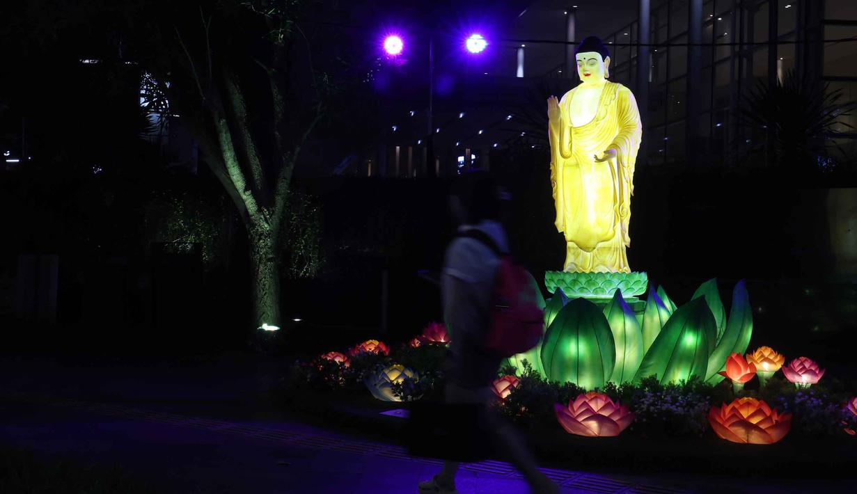  Glow of Peace di kawasan Bundaran Hotel Indonesia, Jakarta, Kamis (28/5/2026). (Kapanlagi.com/Budy Santoso)