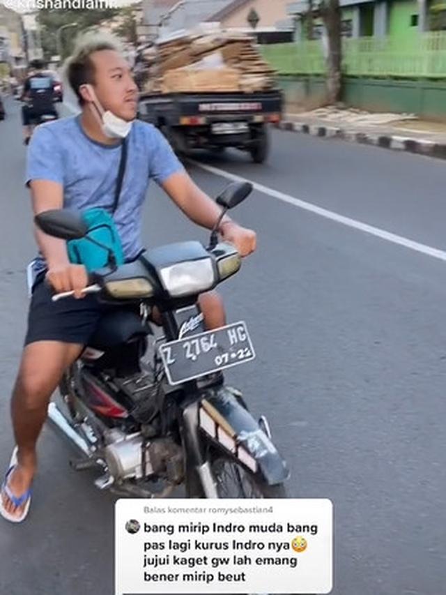 6 Potret Krisnandi Alfin, Pria yang Viral Mirip Indro Warkop saat Muda