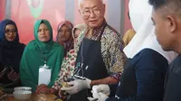 Pagelaran Aceh Culinary Festival (ACF) 2019 yang dibuka, Jumat (5/7), langsung diserbu wisatawan yang berburu kuliner.