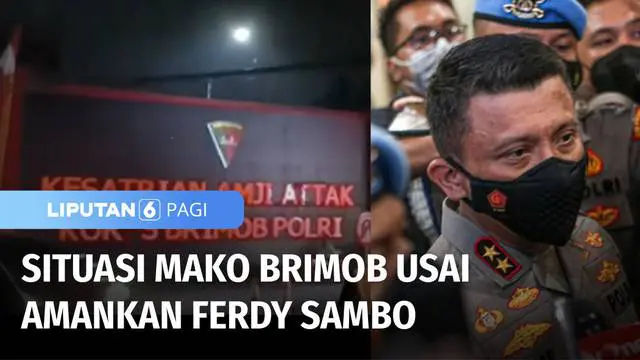 VIDEO: Irjen Sambo Diamankan, Pengamanan di Mako Brimob Diperketat