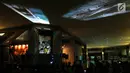 Penampakan hologram dalam rangka Monas Week 2019 terpampang di Auditorium Monumen Nasional (Monas), Jakarta, Senin (22/7/2019). Gambar 3 dimensi tersebut dapat dilihat hingga 360 derajat dan dapat bergerak dengan animasi serta suara. (Liputan6.com/JohanTallo)