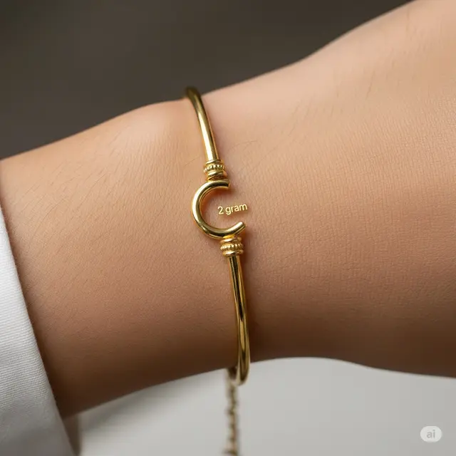 Model Gelang Emas 24 Karat 2 Gram. Foto: Gemini