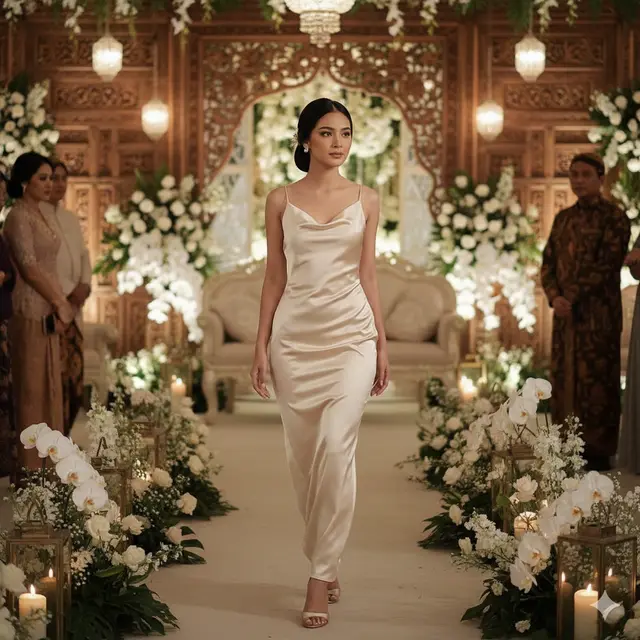 Model Baju Bridesmaid Polos yang Elegan