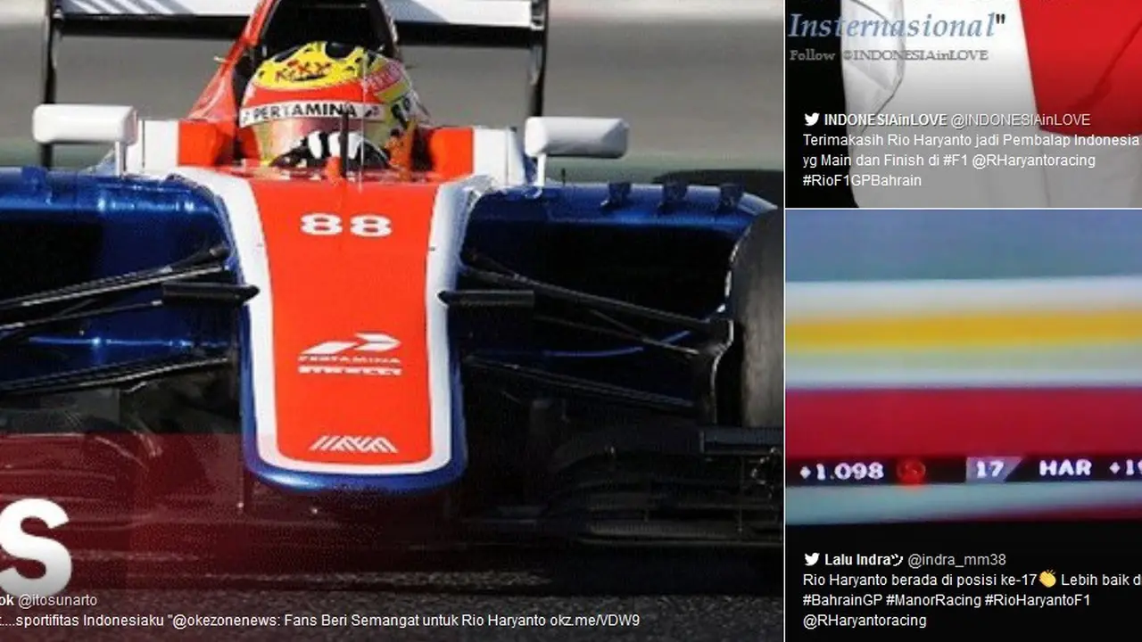 Twitter Rio Haryanto