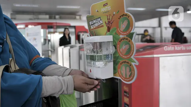 Cara LRT Jakarta Cegah Penyebaran Virus Conora