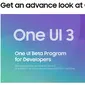 Samsung rilis program beta One UI 3 untuk Android 11 bagi developer (screenshot developer.samsung.com)