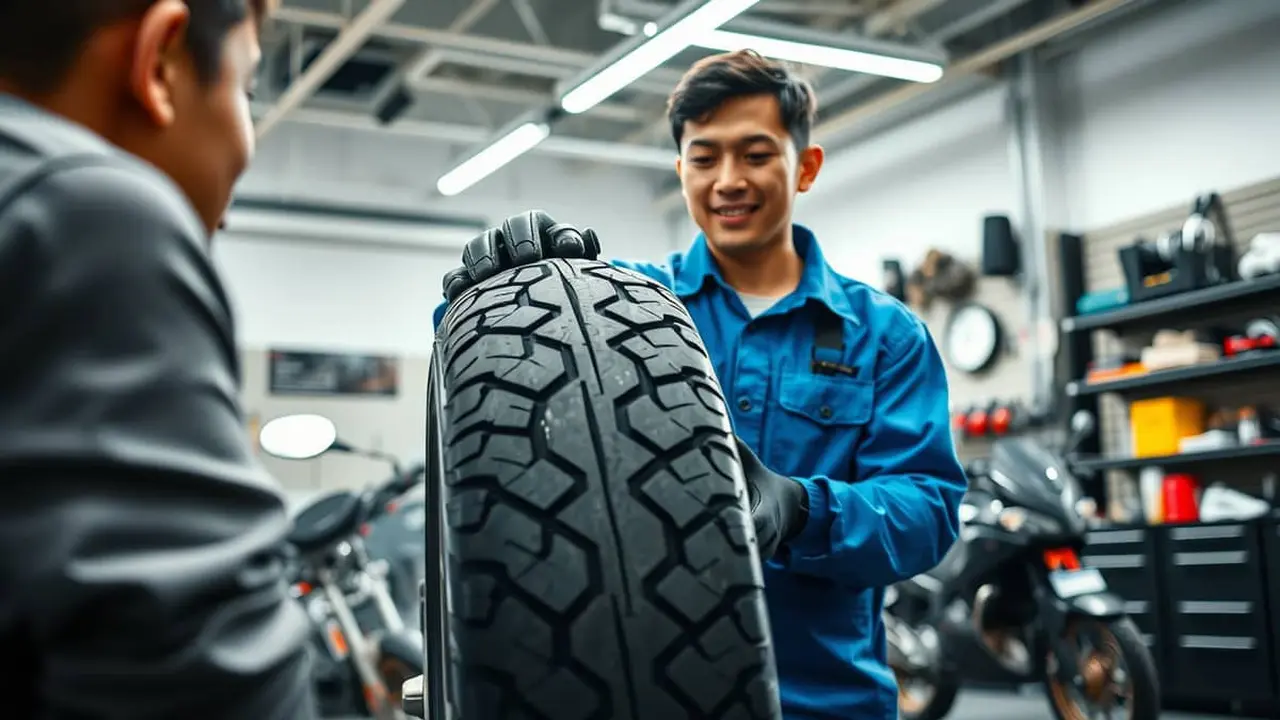 tujuan ban motor dibuat beralur untuk