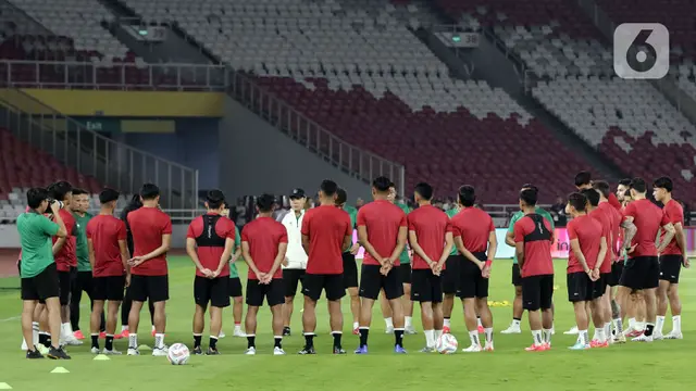 Latihan Timnas Indonesia