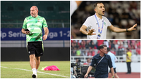 Kandidat pelatih Timnas Indonesia, Bojan Hodak, Timur Kapadze, Jesus Casas. (Bola.com/Wiwig Prayugi)