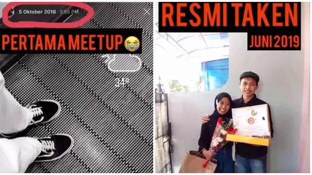 Kisah Cinta Pasangan yang Berawal dari Tertangkap Kamera HP Ini Bikin Gemas
