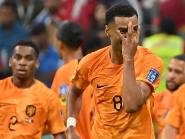 Piala Dunia 2022 yang baru saja usai telah memunculkan beberapa pemain bintang dengan pencapaiannya masing-masing selama berlangsungnya pesta akbar sepak bola sejagat edisi ke-22 tersebut. Seperti 5 pemain berikut yang tampil oke bersama negaranya dan diprediksi akan laris manis menjadi target transfer klub-klub besar Eropa pada bursa transfer musim dingin yang akan dibuka pada Januari 2023 mendatang. (AFP/Alberto Pizzoli)