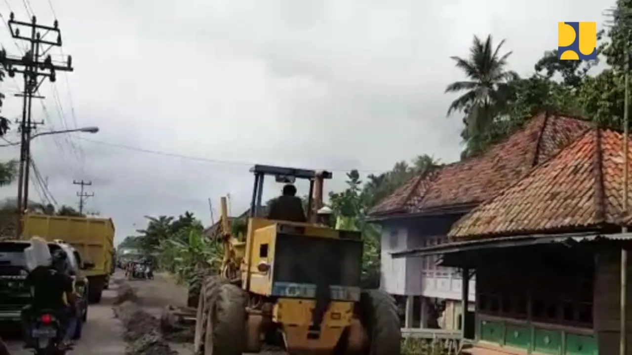 alan nasional di Lintas Timur Sumatera. Kementerian PUPR