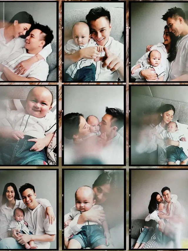 6 Momen Pemotretan Virtual Keluarga Baim Wong, Paras Kiano Curi Perhatian