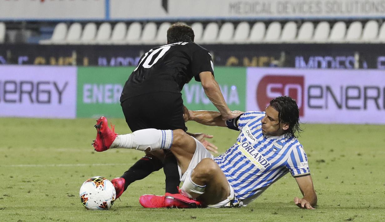 FOTO: SPAL Tahan Imbang AC Milan 2-2