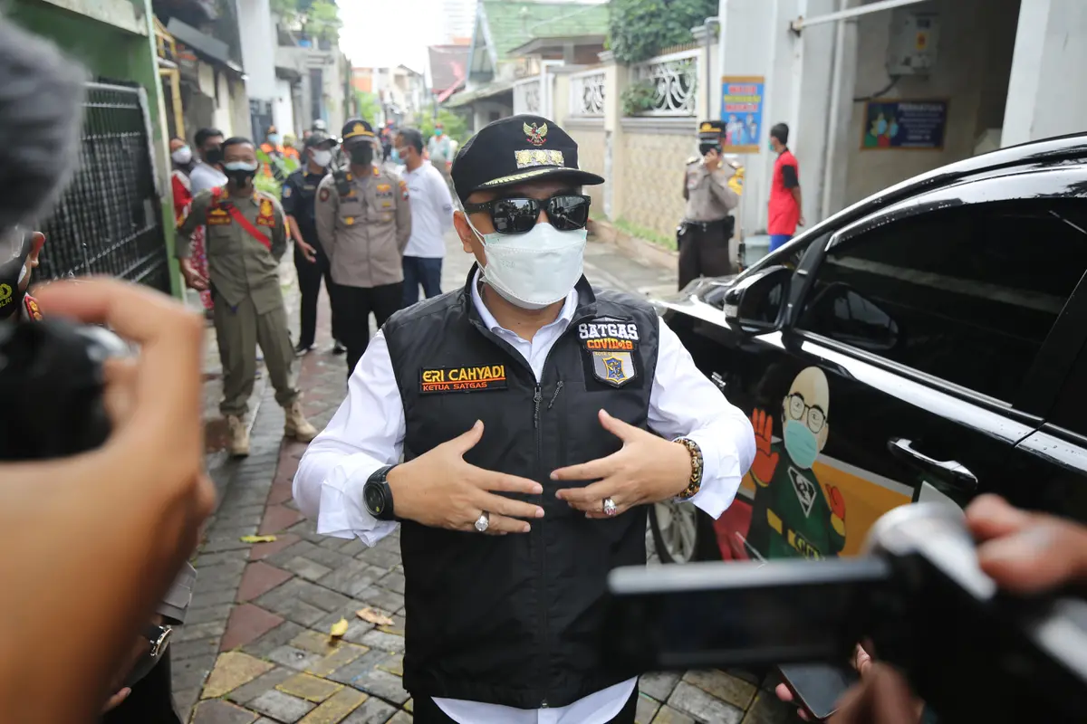 Wali Kota Surabaya Eri Cahyadi. (Dian Kurniawan/Liputan6.com)