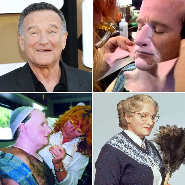 7 Potret Perubahan Wajah Artis Hollywood Usai Kenakan Spesial Efek Makeup