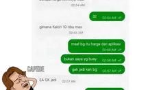 Dikira ojek pangkalan kali ya. (Source: Instagram/@ojolbisa)