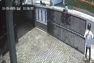 Motor kurir paket dicuri maling. (istimewa)