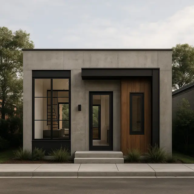 Desain Rumah 6x9 Atap Datar Minimalis