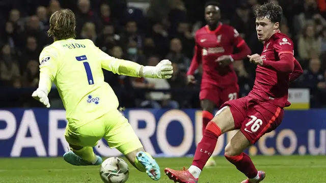 FOTO: Liverpool Melaju ke Perempat Final Piala Liga Inggris