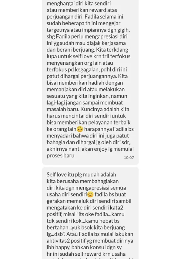 6 Chat Bahas Self Reward Melepas Penat Ini Bikin Senyum