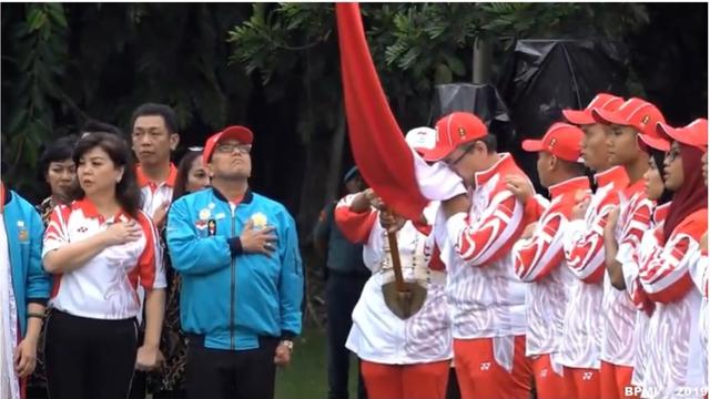 Pelepasan Kontingan Indonesia ke SEA Games 2019