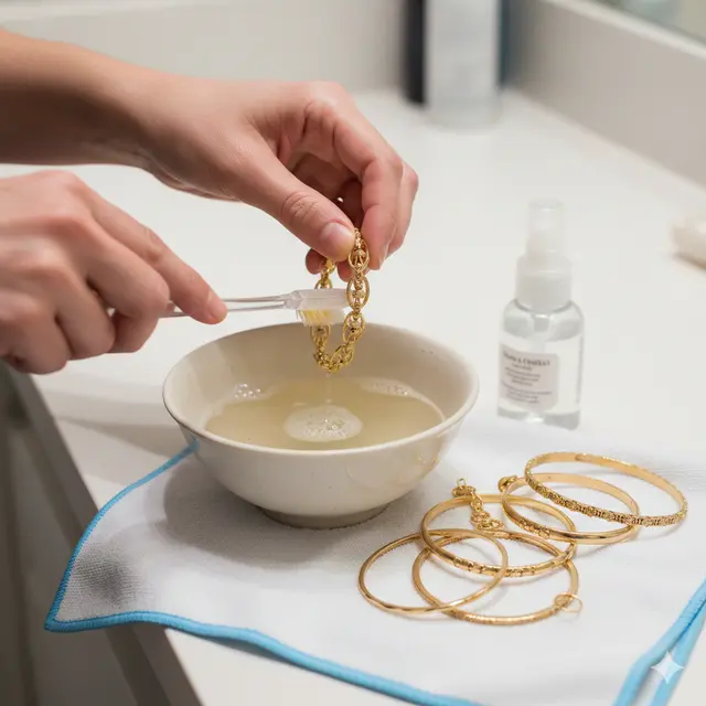 Trik merawat emas (Foto: Gemini AI)