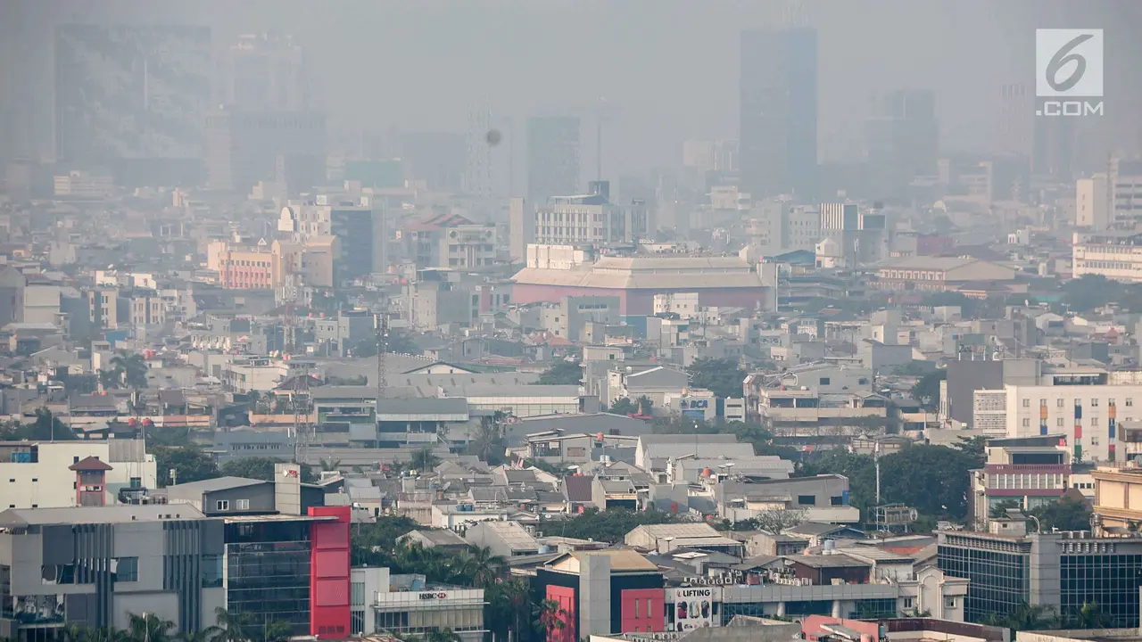 Terburuk di Dunia, Begini Penampakan Udara di Langit Jakarta