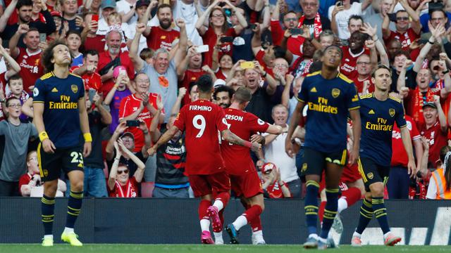 Bungkam Arsenal 3-1, Liverpool Kukuh di Puncak Klasemen