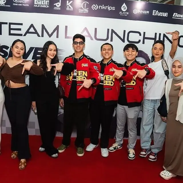 7 Momen Al Ghazali Launching Drift Team Seven Speed, Ada Alyssa Daguise