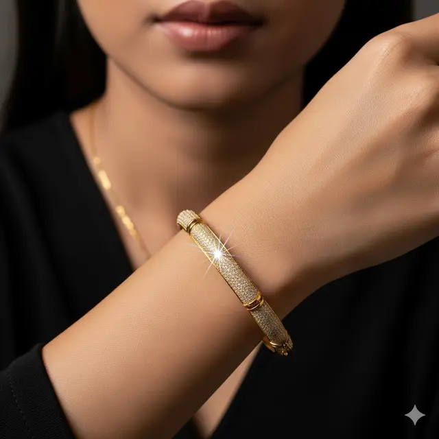 Model Gelang Emas 23 Karat 15 Gram dengan Motif Klasik