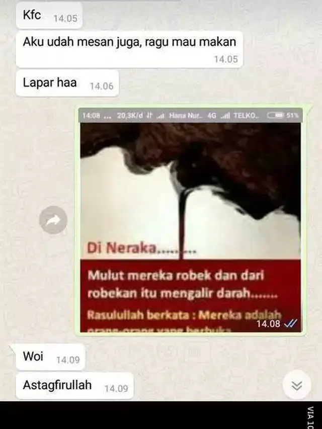 6 Chat Nyeleneh Orang Enggak Puasa di Bulan Ramadhan Ini Bikin Geleng Kepala