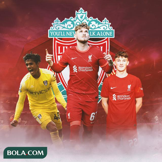 Liverpool - Fabio Carvalho, Harvey Elliot, Calvin Ramsay