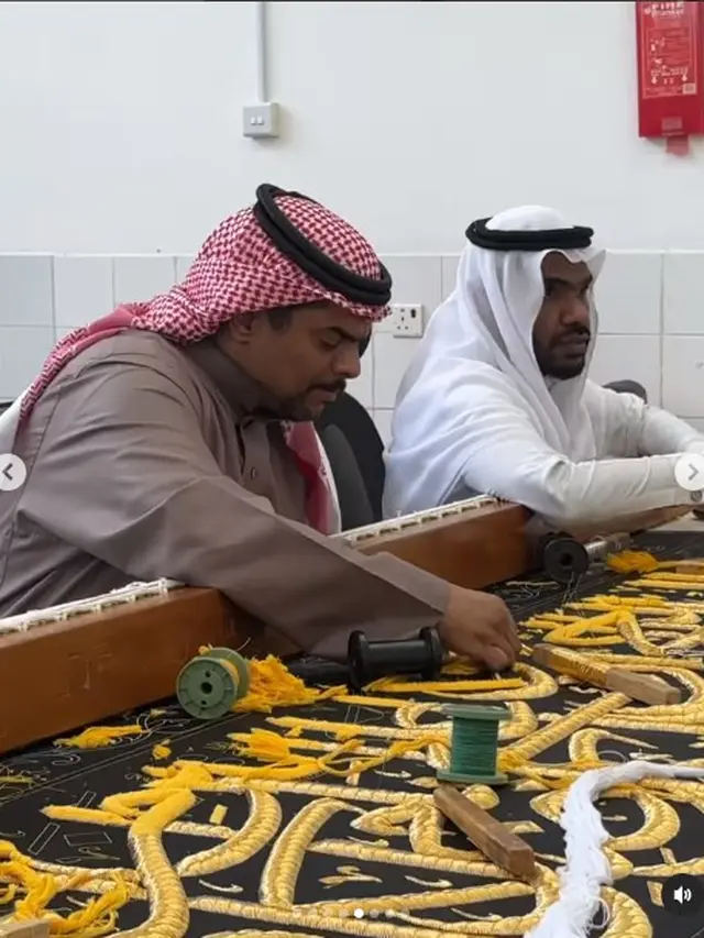 8 Potret Wirda Mansur ke Pabrik Pembuatan Kiswah dan Hira Cultural Distric, Tak Disangka